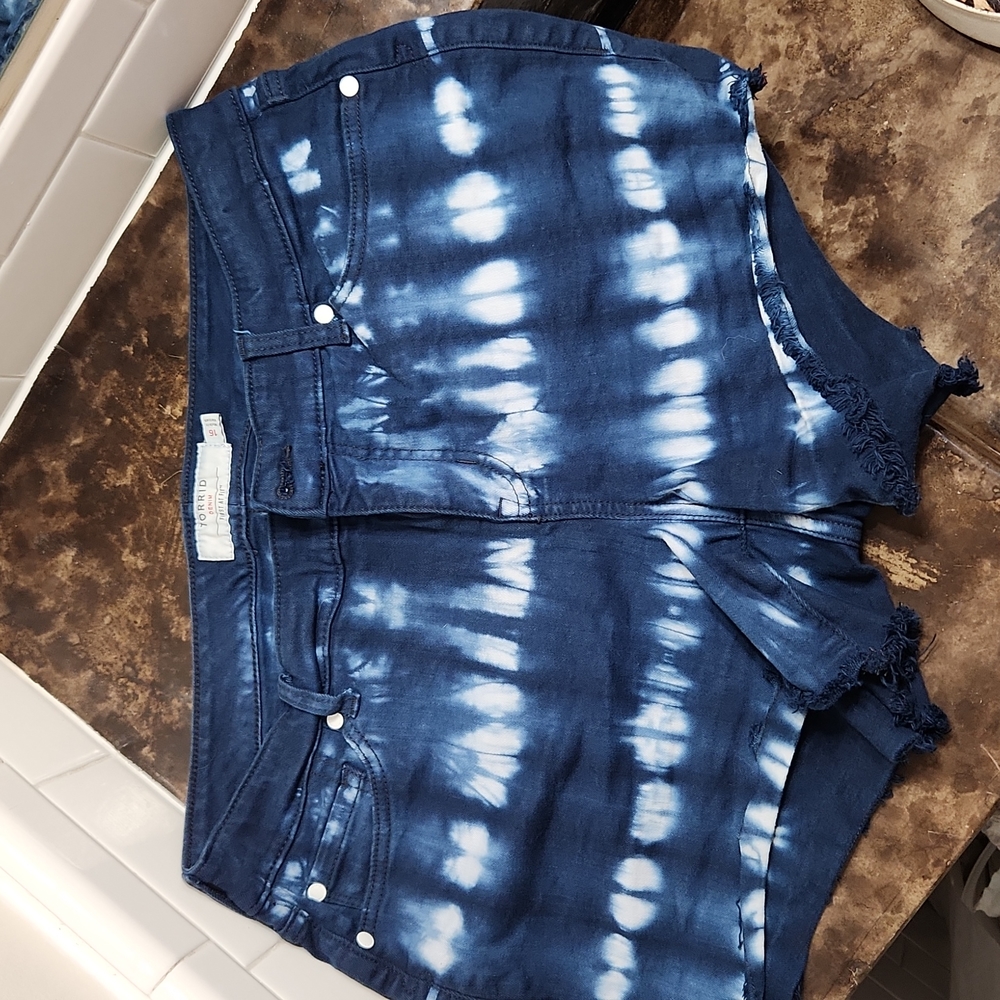 Torrid tie dye shorts